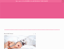 Tablet Screenshot of beautybible.com