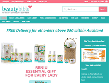 Tablet Screenshot of beautybible.co.nz